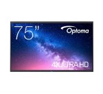 Optoma 5753RK tableau blanc interactif 190,5 cm (75") 3840 x 2160 pixels Écran tactile