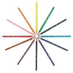 Evolution ECOlutions Crayons de Couleur - Coloris Assortis, Classpack de 144