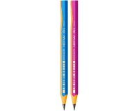 Crayon graphite bic d'apprentissage corps triangulaire mine ultra-solide hb 4mm coloris bleu