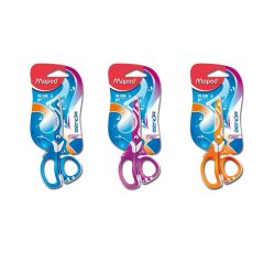 Maped Zenoa Fit Forbici da ufficio Taglio dritto Blu, Arancione, Rosa