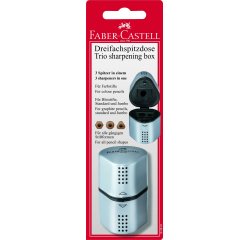 Faber-Castell 48253 pencil sharpener Manual pencil sharpener Black, Silver