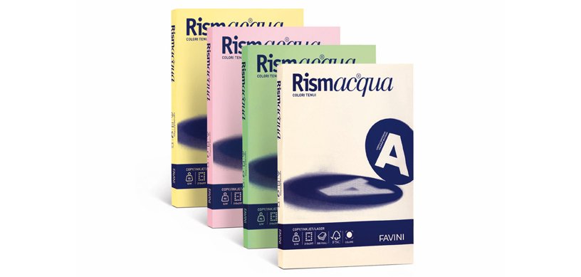 Carta Rismacqua - A4 - 200 gr - camoscio 02 - Favini - conf. 125 fogli