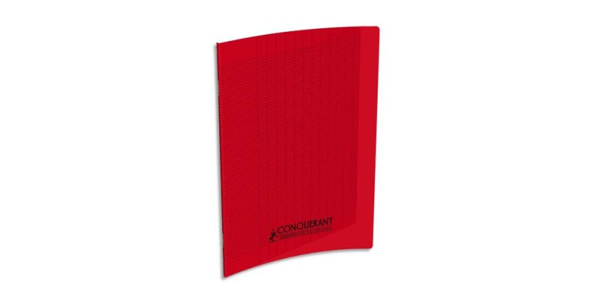 Cahier Conquerant Classique Agrafe 170X220 32P 90G Seyes 2,5Mm Polypro Orange