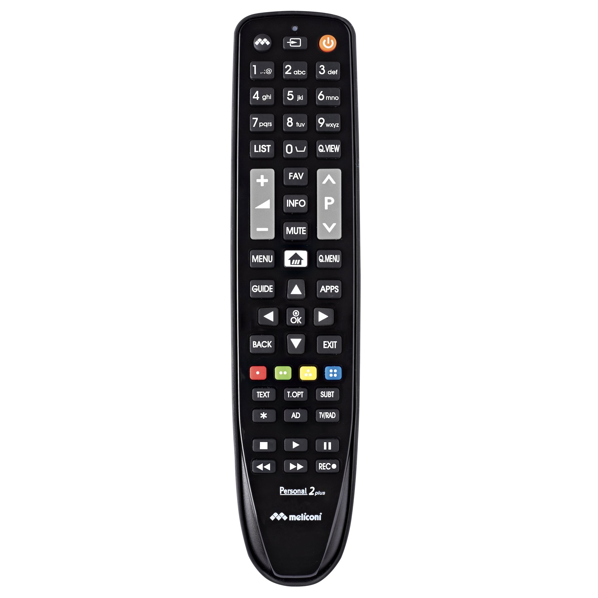 Meliconi Gumbody Personal 2 Plus remote control IR Wireless TV Press buttons