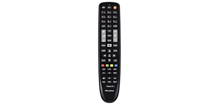 Meliconi Gumbody Personal 2 Plus remote control IR Wireless TV Press buttons