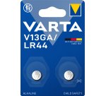 Varta ALKALINE V13GA, LR44 (Batteria Speciale , 1.5V) Blister da 2