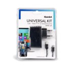 Hamlet Universal Kit alimentatore da parete per tablet e smartphone 4 in 1 con 4 connettori