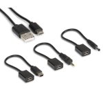 Hamlet Universal Kit alimentatore da parete per tablet e smartphone 4 in 1 con 4 connettori