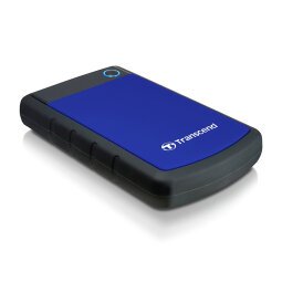 Transcend 2TB StoreJet 25H3 disque dur externe 2 To 2.5" Micro-USB B 3.2 Gen 1 (3.1 Gen 1) Noir, Bleu