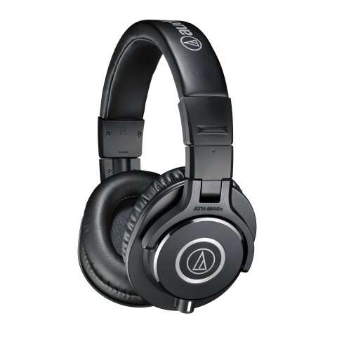 Audio-Technica ATH-M40X auricular y casco Auriculares Alámbrico Diadema Escenario/Estudio Negro