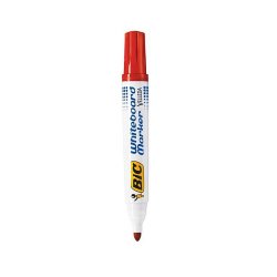 Velleda 1701 ECOlutions Feutres pour Tableau Blanc Effaçables à Sec à Pointe Conique Moyenne - Rouge