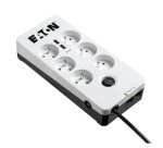 Eaton PB6TUF protection surtension Noir, Blanc 6 sortie(s) CA 220 - 250 V 1,5 m