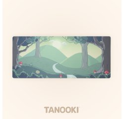 TANOOKI Alfombrilla de escritorio XL reversible Deskmat Yuki 90 x 40 cm