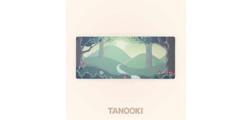 TANOOKI Alfombrilla de escritorio XL reversible Deskmat Yuki 90 x 40 cm