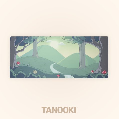 TANOOKI Alfombrilla de escritorio XL reversible Deskmat Yuki 90 x 40 cm