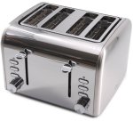 Grille-pain 4 tranches Premium Inox