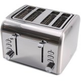 Grille-pain 4 tranches Premium Inox