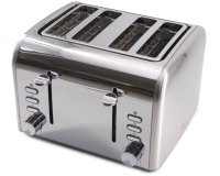 Grille-pain 4 tranches Premium Inox