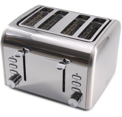 Grille-pain 4 tranches Premium Inox