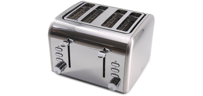 Grille-pain 4 tranches Premium Inox