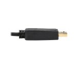 Tripp Lite U444-006-DP-BD câble vidéo et adaptateur 1,83 m USB Type-C DisplayPort Noir