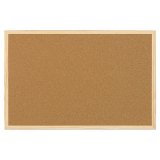 Tableau en Liège cadre bois, fixation fournie, livré avec 6 épingles - Format : L90 x H60 cm