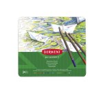 Boîte de 24 crayons de couleur aquarellables, couleurs assorties