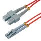 MCL 3m SC/LC câble InfiniBand et à fibres optiques Gris, Rouge