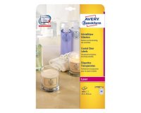 Avery L7781-25 self-adhesive label Rectangle Permanent Transparent 1000 pc(s)