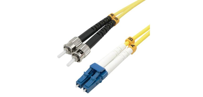 MCL 2m ST/LC OS2 câble InfiniBand et à fibres optiques Jaune