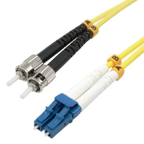 MCL 2m ST/LC OS2 câble InfiniBand et à fibres optiques Multicolore, Jaune