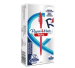 Stylo-bille paper mate replay colors gommmable pointe       moyenne 1,0mm trace 0,8mm     coloris rouige