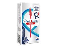 Stylo-bille paper mate replay colors gommmable pointe       moyenne 1,0mm trace 0,8mm     coloris rouige