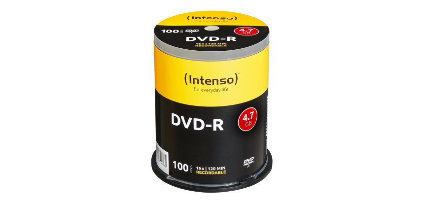 Intenso DVD-R 4.7GB 4,7 Go 100 pièce(s)