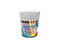 Feutre coloriage giotto turbo maxi ultra lavable testé dermatologiquement pointe bloquée pot 48 unités