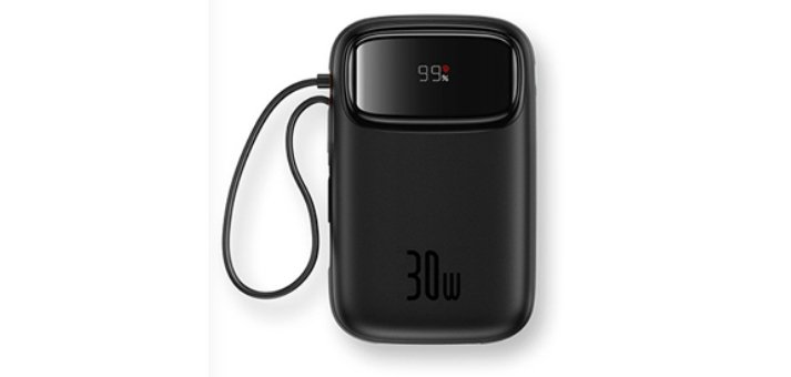 Baseus Qpow 2 Polímero de litio 10000 mAh Negro