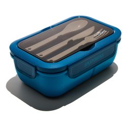 Muitomas LUNCHBOXSBL lunch box Lunch container 1.1 L Plastic Blue 1 pc(s)