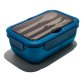 Muitomas LUNCHBOXSBL lunch box Lunch container 1.1 L Plastic Blue 1 pc(s)