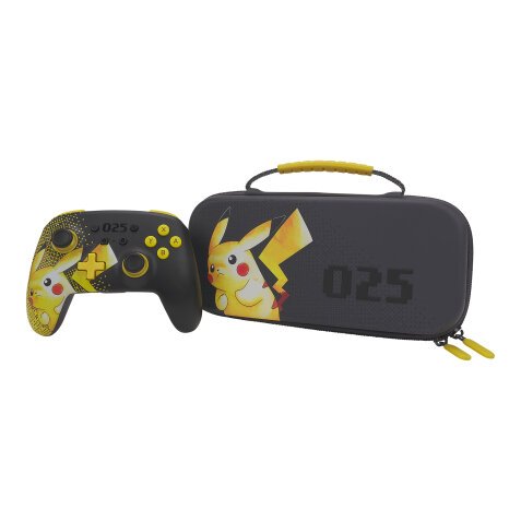 PowerA 1521515-01 funda para consola portátil Funda protectora rígida Nintendo Gris, Amarillo