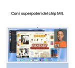 Apple iMac 24"Retina Display 4,5K, Chip M4 con CPU 8-core, GPU 8-core, 16GB, 256GB SSD, Blu