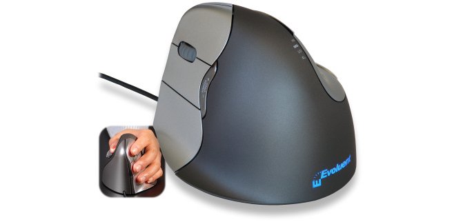 Evoluent VM4L souris Bureau Gauche USB Type-A Optique