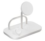 ZENS ZEDC29W/00 chargeur d'appareils mobiles Casques, Smartphone, Smartwatch Argent, Blanc Secteur, USB Recharge sans fil Charge rapide Intérieure