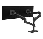 Ergotron LX Pro Series 45-690-292 soporte para monitor 68,6 cm (27") Escritorio Negro