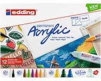 Marqueur edding creatif basic pochette 12 unites