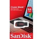 SanDisk Cruzer Blade USB flash drive 64 GB USB Type-A 2.0 Black, Red
