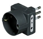 bticino S3610G power plug adapter Type L (IT) Anthracite
