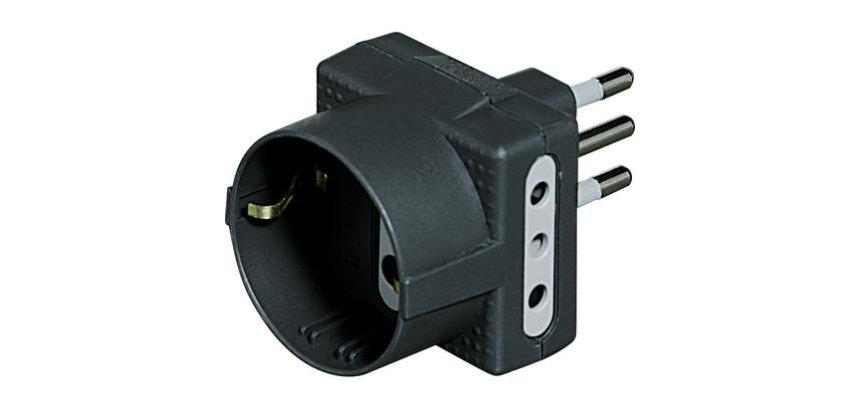 bticino S3610G power plug adapter Type L (IT) Anthracite