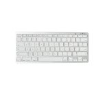 Bluestork BS-KB-MICRO/BT/SP teclado Hogar Bluetooth QWERTY Español Plata, Blanco