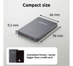 Intenso MW5000 Magnetic Power Bank 5000 mAh – MagSafe Compatible, 15W Wireless Charging, 20W USB-C PD, Slim & Compact – Tested in Germany – Gray