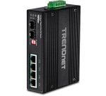 Trendnet TI-UPG62 commutateur réseau Non-géré L2 Gigabit Ethernet (10/100/1000) Connexion Ethernet, supportant l'alimentation via ce port (PoE) Noir